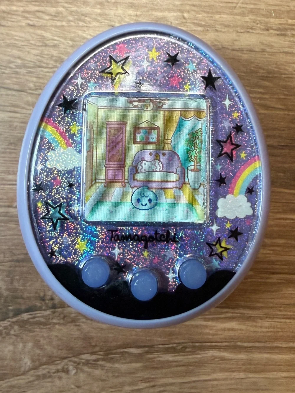 Bandai Tamagotchi Meets On Magical Purple Virtual Pet Tested Working